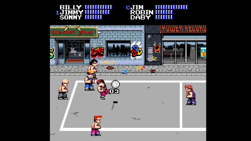 Скриншот 2 к игре Double Dragon Dodgeball