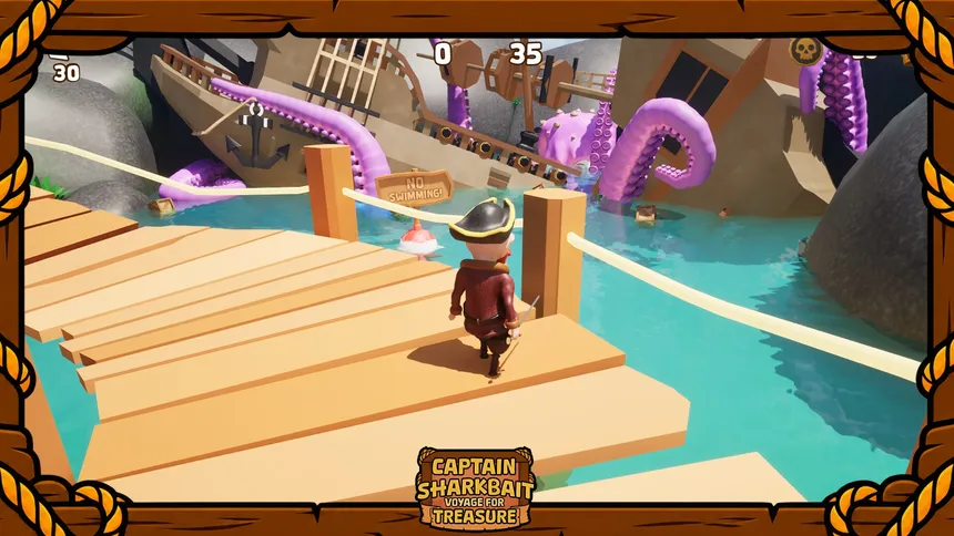 Скриншот 6 к игре Captain Sharkbait: Voyage for Treasure