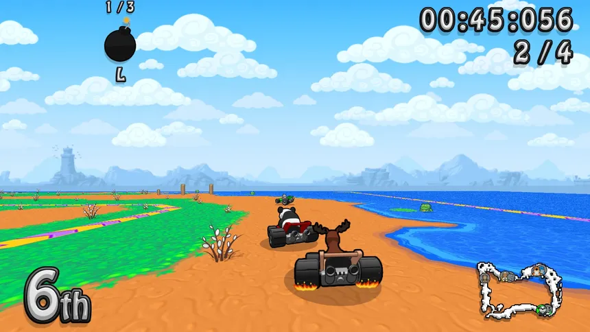 Скриншот 2 к игре Wacky Wheels HD