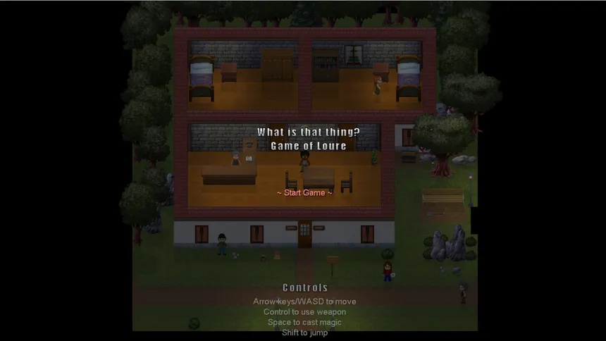 Скриншот 1 к игре What is that thing? Game of Loure