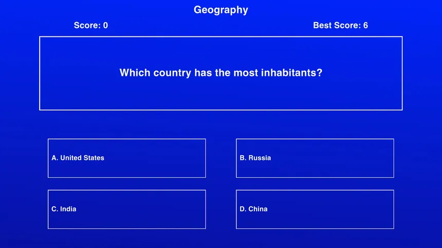 Скриншот 1 к игре Quizverse