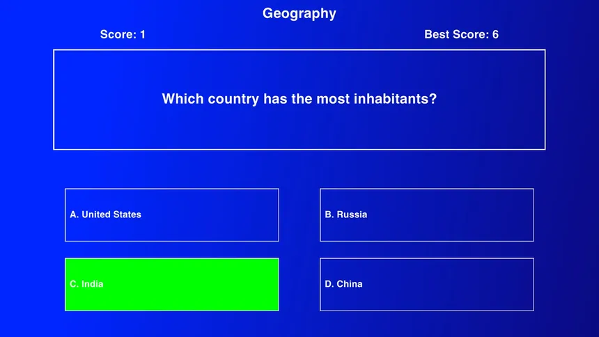 Скриншот 2 к игре Quizverse
