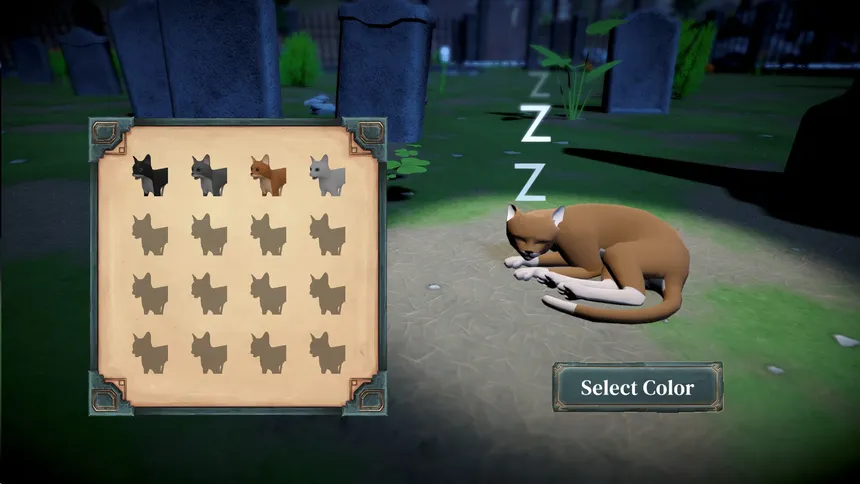 Скриншот 4 к игре Graveyard Cat