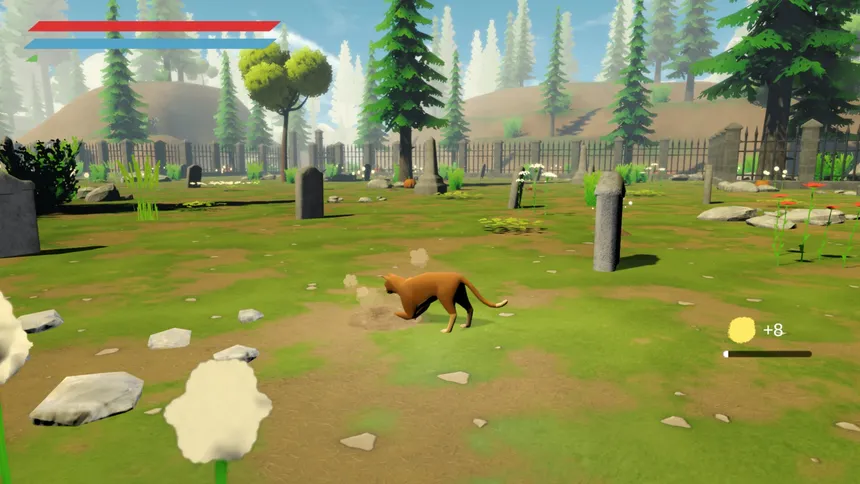 Скриншот 6 к игре Graveyard Cat
