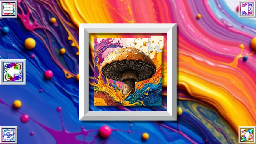 Скриншот 4 к игре Color Splash: Mushrooms