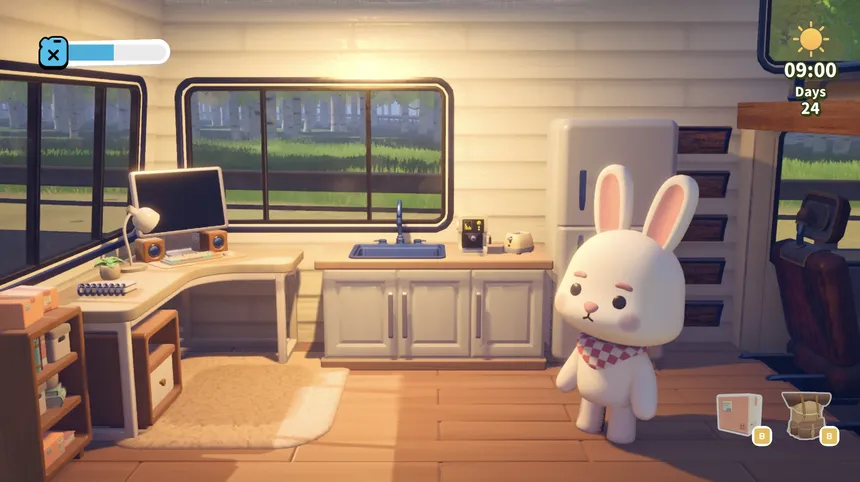 Скриншот 2 к игре Vanlife Journey and Bunny’s Wishlist