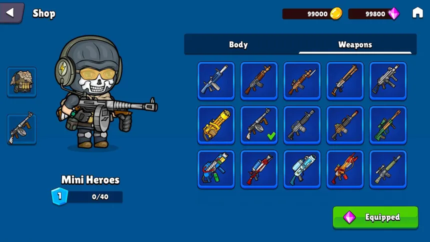 Скриншот 4 к игре Mini Heroes: Squad Online