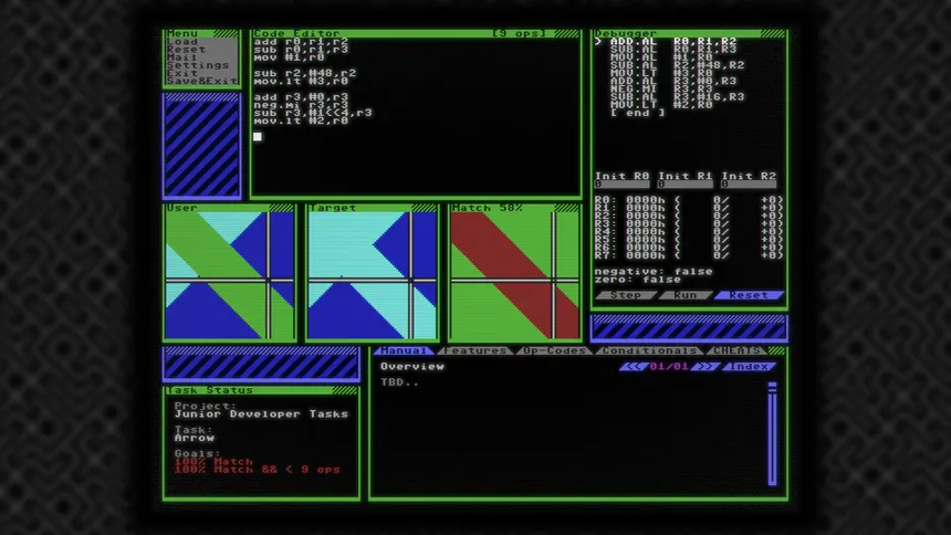 Скриншот 1 к игре Lo-Res Shaders: The Game