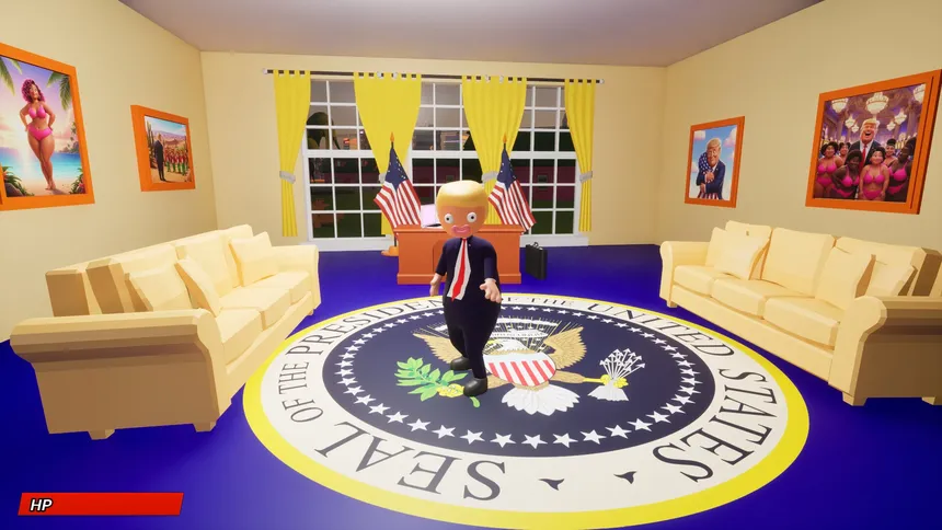 Скриншот 1 к игре Grand Donald Trump Simulator