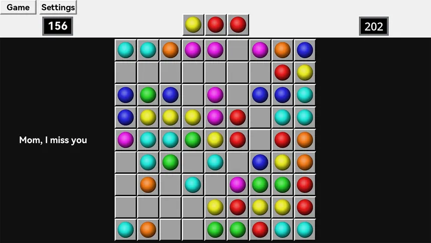 Скриншот 4 к игре Пять в ряд: Подарок для Мамы
