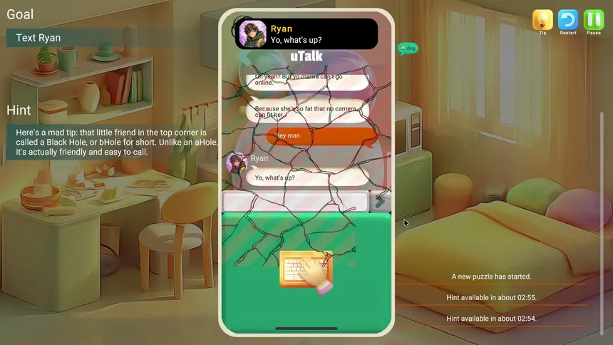 Скриншот 2 к игре Smashing My Phone: Broken-Screen Diaries