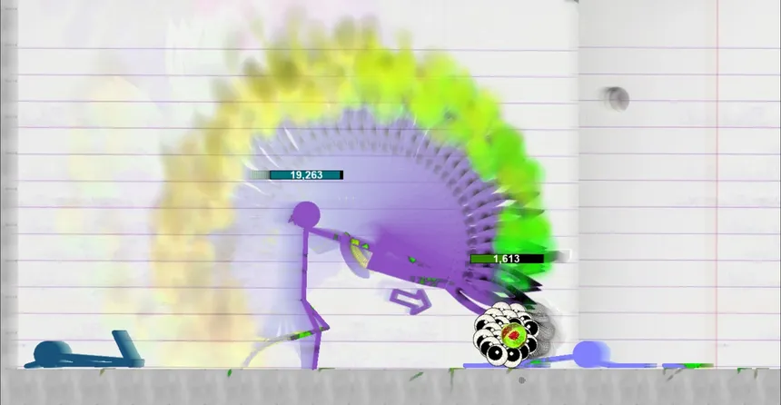 Скриншот 6 к игре Stickman Physics Battle Arena