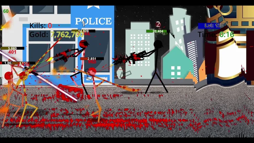 Скриншот 7 к игре Stickman Physics Battle Arena