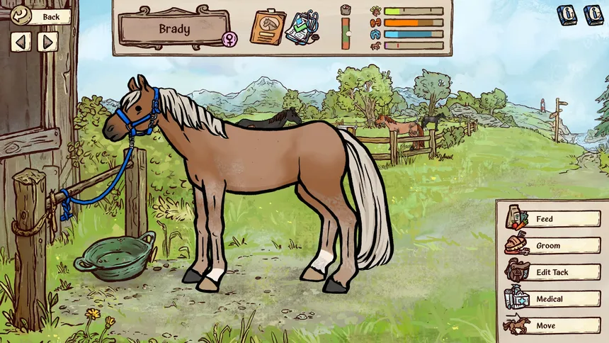 Скриншот 1 к игре Horses of Hoofprint Bay