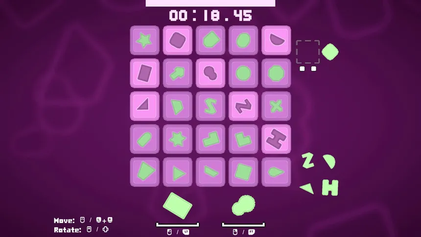 Скриншот 5 к игре Piecewise! by ./badgames.zip (a daily puzzle game!)