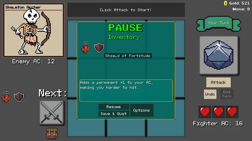 Скриншот 2 к игре Tic Tac Rogue
