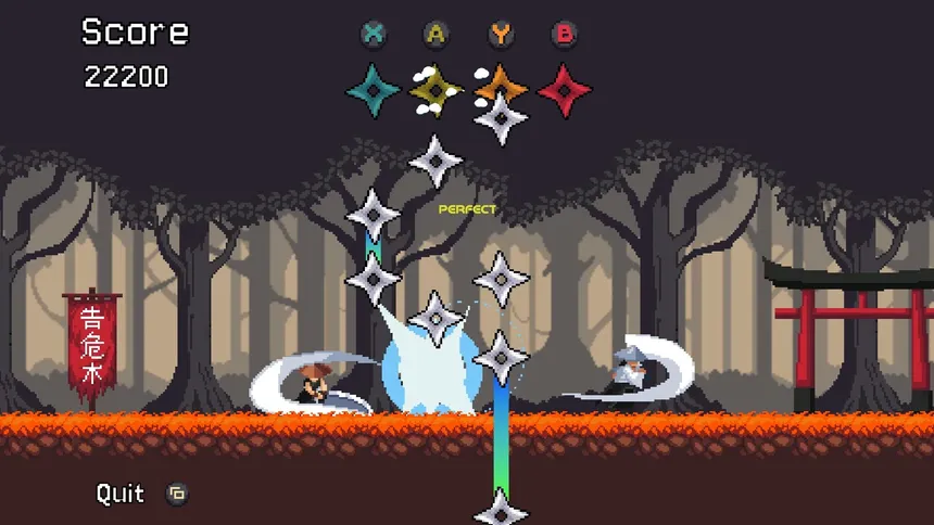 Скриншот 3 к игре Bushidon't: Rhythm battles and the unnecessarily long subtitle