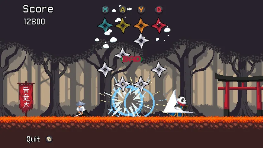 Скриншот 5 к игре Bushidon't: Rhythm battles and the unnecessarily long subtitle