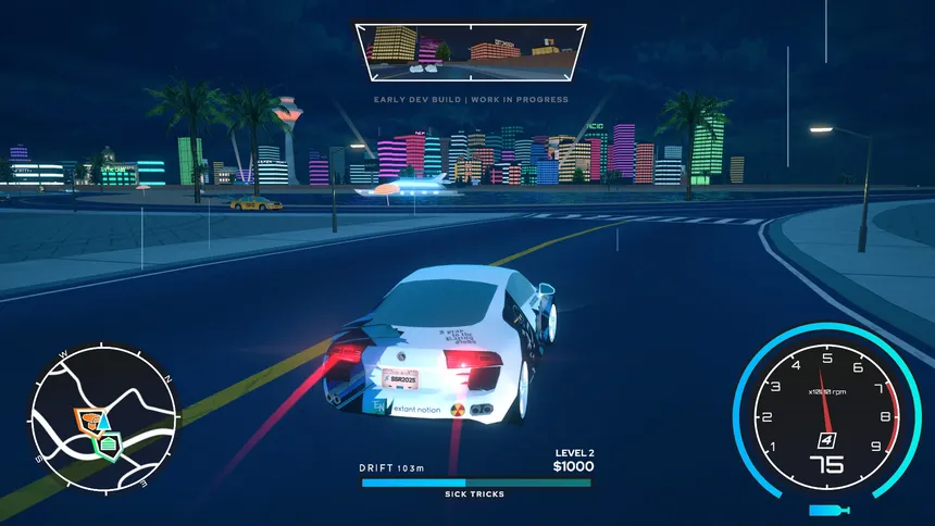 Скриншот 1 к игре Sick Street Racer