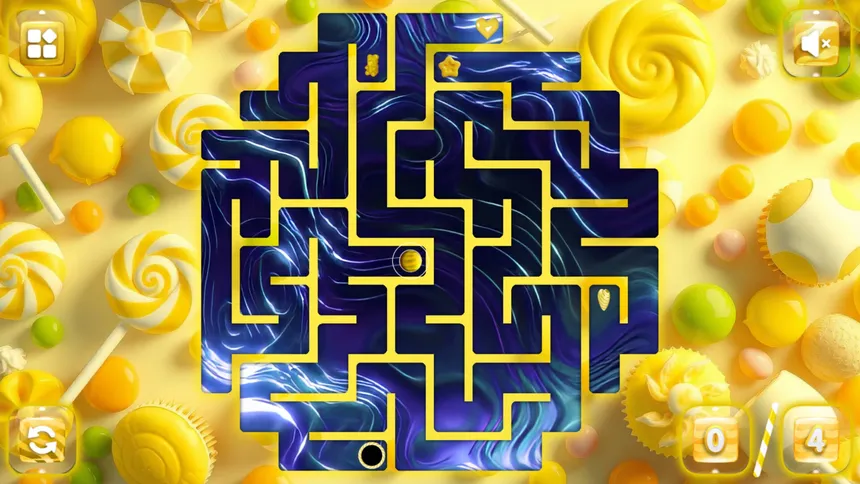 Скриншот 3 к игре Sweetie Candy Maze: Yellow Lemon
