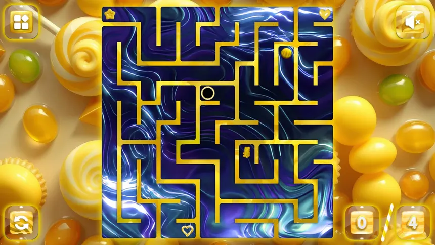 Скриншот 5 к игре Sweetie Candy Maze: Yellow Lemon
