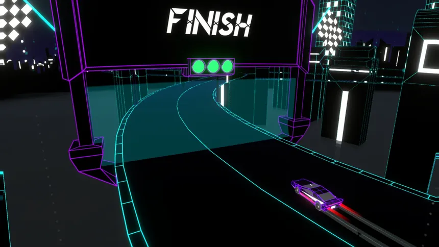 Скриншот 1 к игре Wireframe: Racing