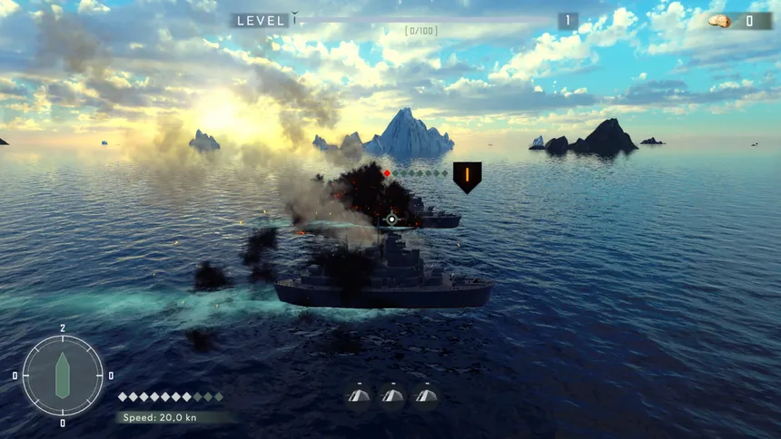 Скриншот 3 к игре SEA WAR NAVAL SUPREMACY
