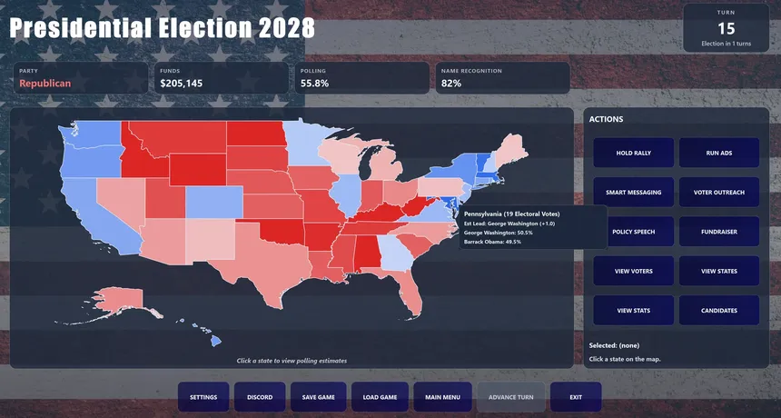 Скриншот 1 к игре Win The Election
