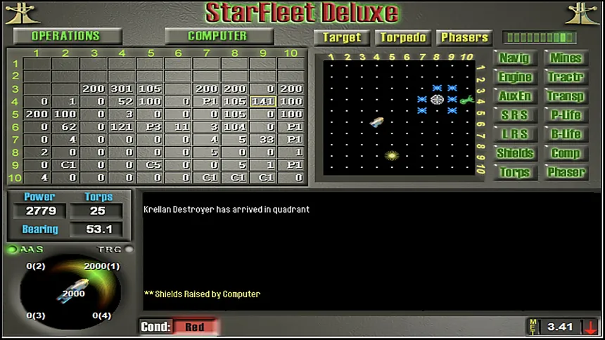 Скриншот 3 к игре Star Fleet Deluxe