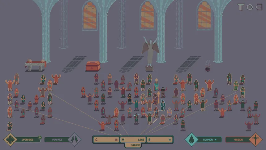 Скриншот 1 к игре Idle Chapel