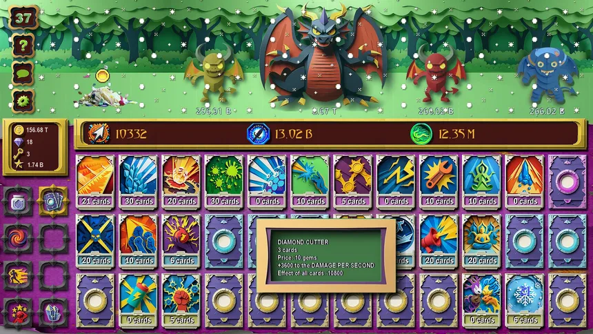 Скриншот 3 к игре Card Storm Idle HD
