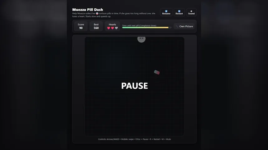 Скриншот 4 к игре Muezza Pill Dash