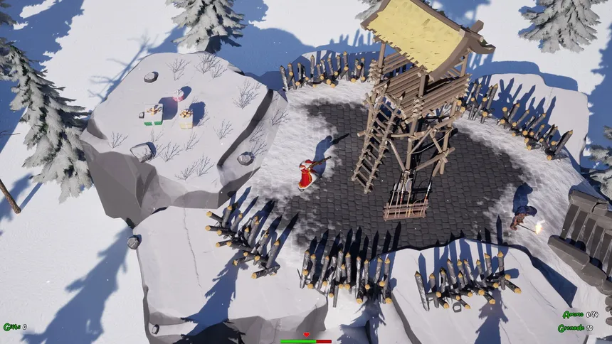 Скриншот 1 к игре Santa with Gun