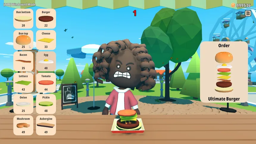 Скриншот 2 к игре Tiny Kitchen: Burger Edition