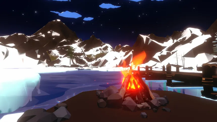 Скриншот 2 к игре Campfire with Cat