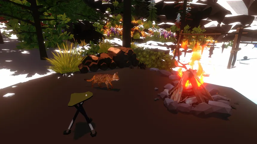 Скриншот 4 к игре Campfire with Cat