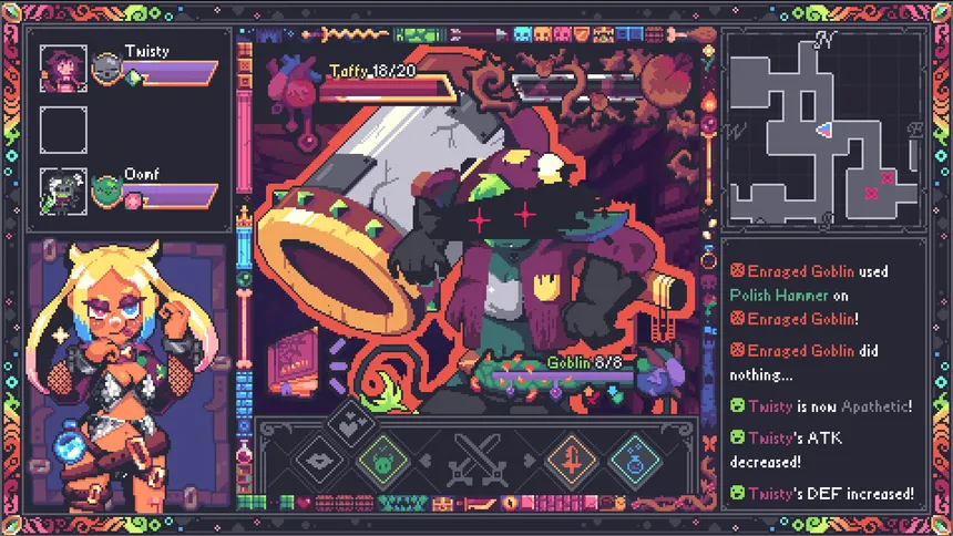 Скриншот 5 к игре Rizz Dungeon: Skeleton Key to My Heart