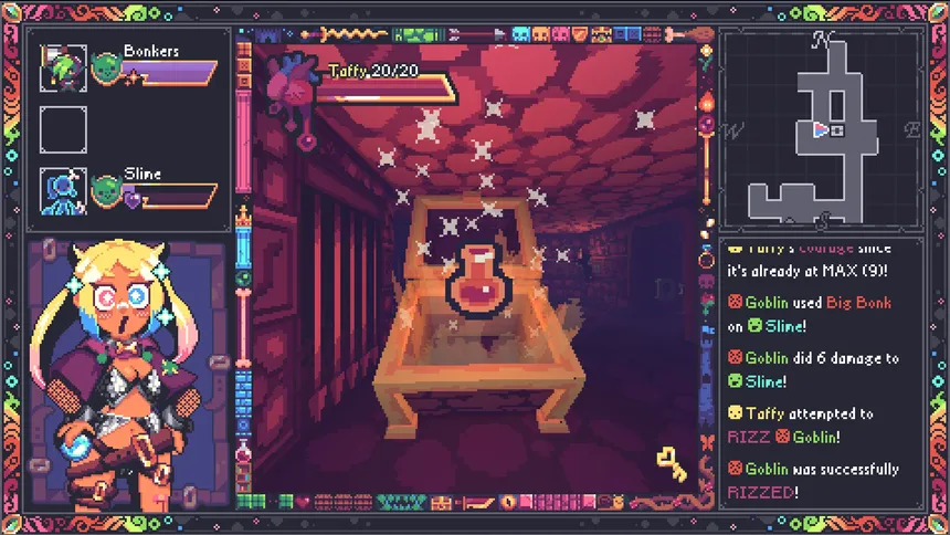 Скриншот 8 к игре Rizz Dungeon: Skeleton Key to My Heart