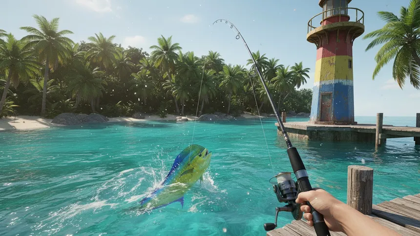 Скриншот 1 к игре My Paradise Lagoon Fishing Simulator