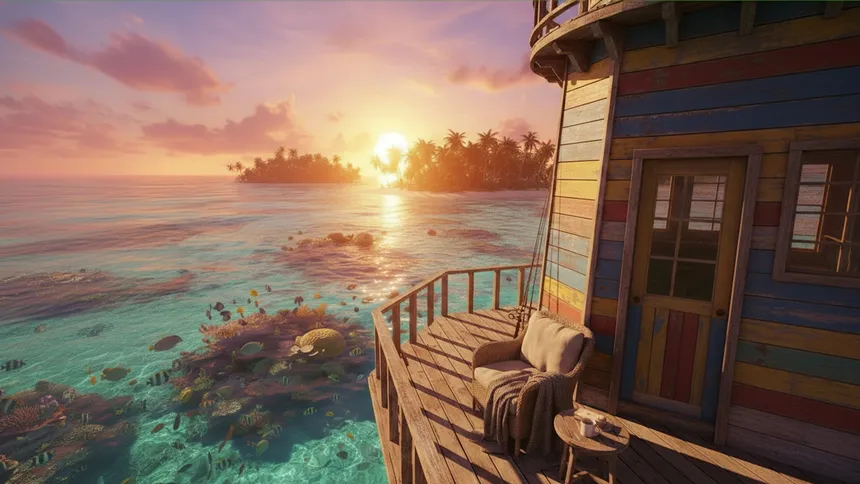 Скриншот 3 к игре My Paradise Lagoon Fishing Simulator