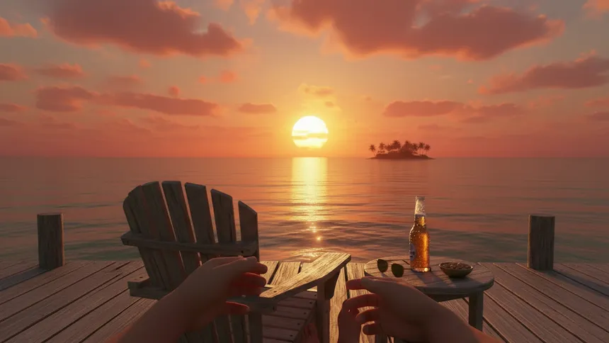Скриншот 5 к игре My Paradise Lagoon Fishing Simulator