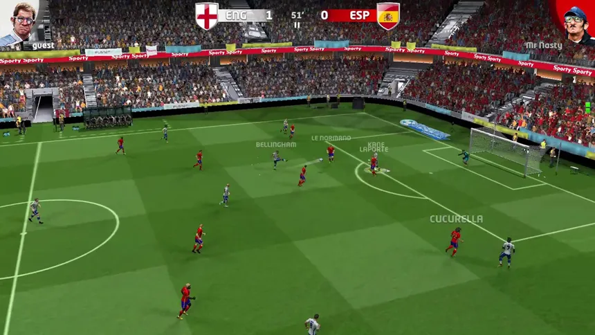 Скриншот 1 к игре Sociable Soccer Champions