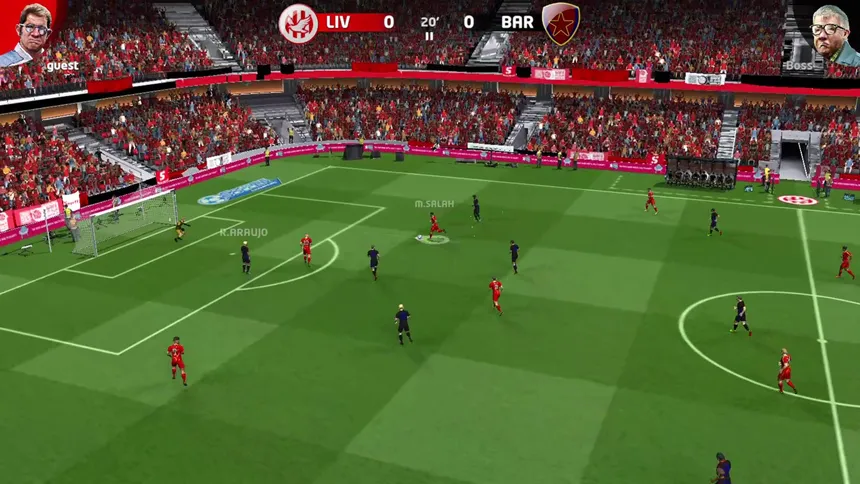 Скриншот 2 к игре Sociable Soccer Champions