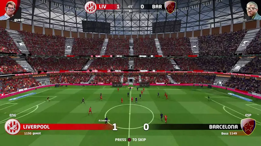Скриншот 3 к игре Sociable Soccer Champions