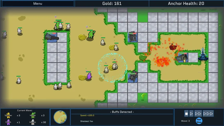 Скриншот 1 к игре Bloodtide Tower Defense