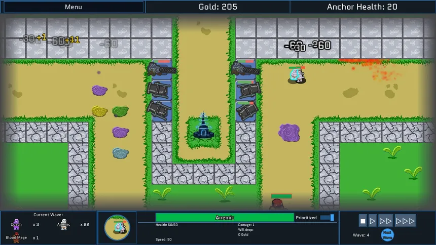 Скриншот 3 к игре Bloodtide Tower Defense