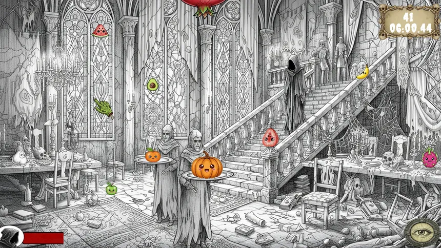 Скриншот 6 к игре Halloween Mystery: 100 Hidden Object Fruits