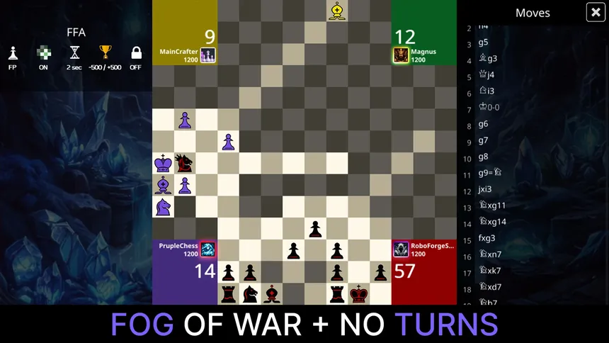 Скриншот 1 к игре QuadKings: Fog of Checkmate