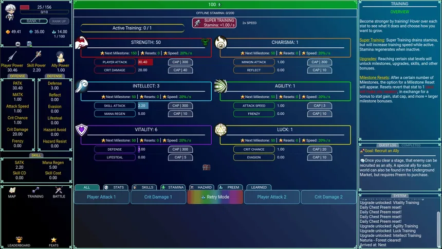 Скриншот 2 к игре Multiverse Idle