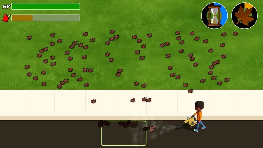 Скриншот 3 к игре Leaf Blower Something